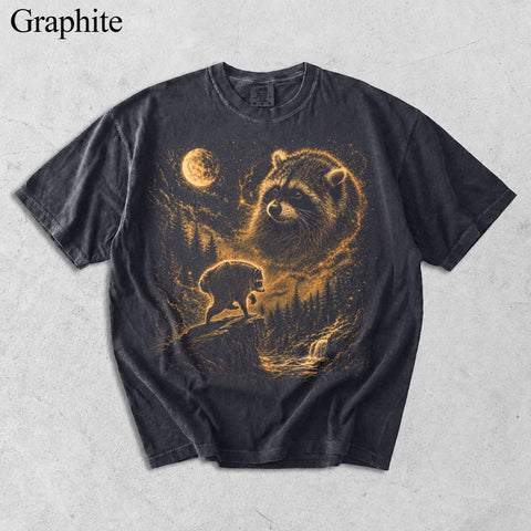 Jimothy Raccoon Moon Shirt, Vintage Seattle Feral Legend Animal Lover Gift