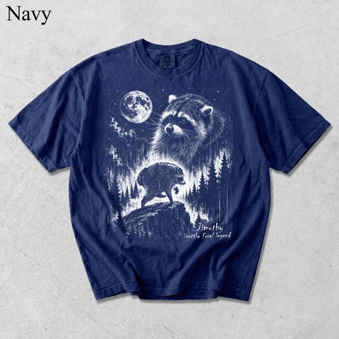 Jimothy Raccoon Vintage Shirt, Seattle Feral Legend Animal Lover Gift