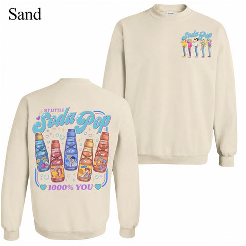 Soda Pop 2 Sided DTG Print Graphic Youth Shirt Sweatshirt Hoodie Unisex Saja Boy Kpop Hunter Fan Art