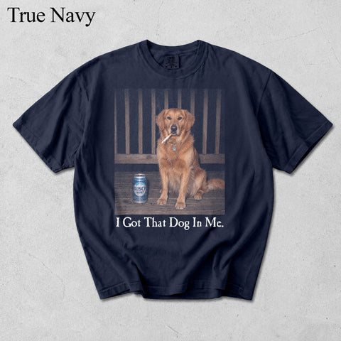 Comfort Colors I Got That Dog In Me Custom Pet Portrait Shirt