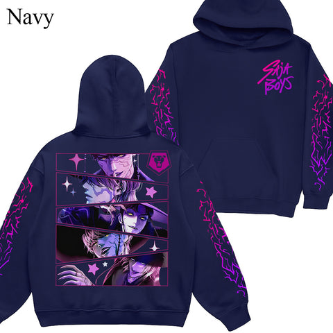 Limited V2 Saja Boy Sleeves Youth Hoodie Sweatshirt Unisex Kpop Hunter Graphic Fan Art