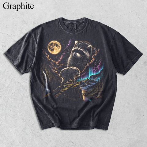 Aurora Jimothy Raccoon Vintage Shirt, Seattle Feral Legend Animal Lover Gift