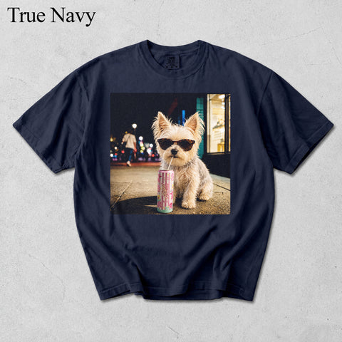 Comfort Colors Custom Pet Drinking Portrait II Shirt