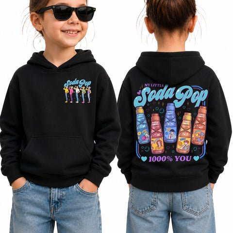 Soda Pop 2 Sided DTG Print Graphic Youth Shirt Sweatshirt Hoodie Unisex Saja Boy Kpop Hunter Fan Art