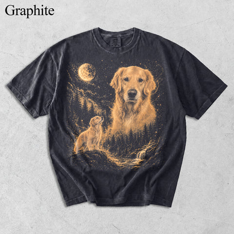 Comfort Colors Custom Pet Photo Howling to The Moon Vintage Shirt