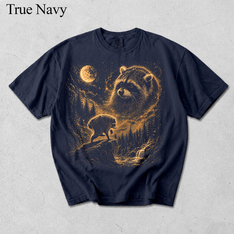 Jimothy Raccoon Moon Shirt, Vintage Seattle Feral Legend Animal Lover Gift