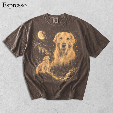 Comfort Colors Custom Pet Photo Howling to The Moon Vintage Shirt