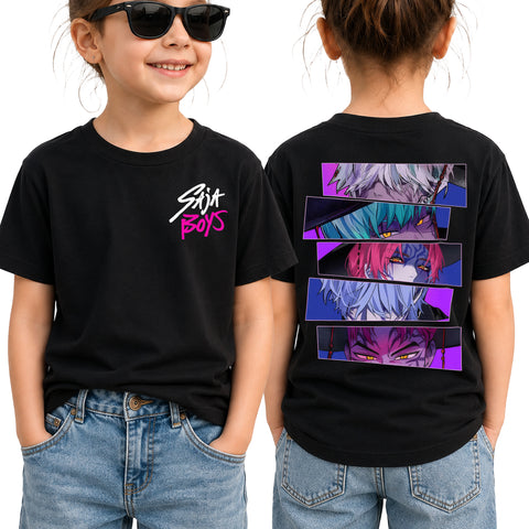 V3 Saja Boy 2 Sided DTG Print Graphic Youth Shirt Sweatshirt Hoodie Unisex Kpop Hunter Fan Art