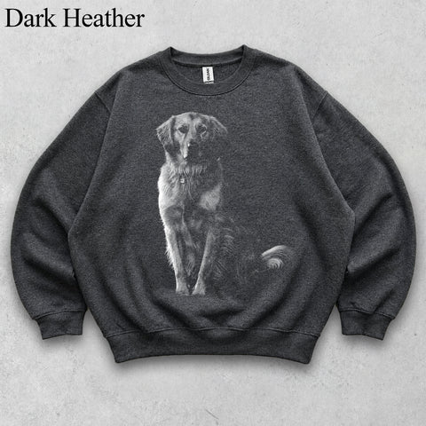 Comfort Colors Custom Pet Photo Vintage Portrait Shirt