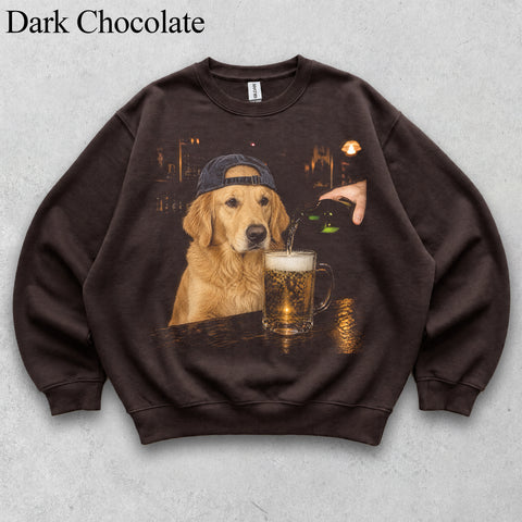 Comfort Colors Custom Pet Photo Drinking Beer Vintage Shirt