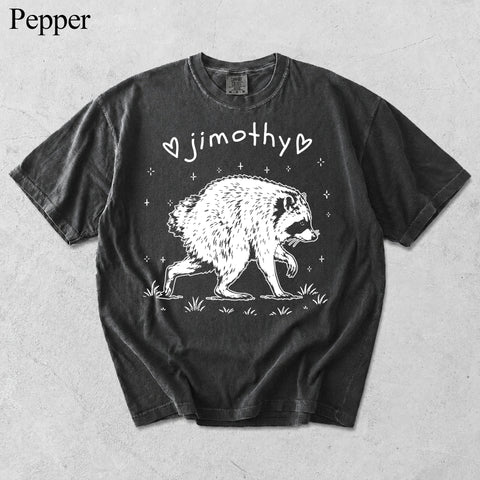 Jimothy Raccoon Comfort Shirt, Vintage Seattle Feral Legend Animal Lover Gift