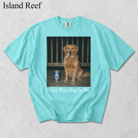 Comfort Colors I Got That Dog In Me Custom Pet Portrait Shirt