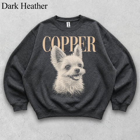 Comfort Colors Custom Pet Photo With Name Vintage Shirt