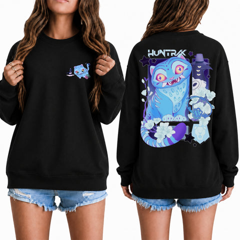 (ALDULT SIZE) V2 Cute Derpy Tiger And Bird 2 Sided DTG Print Graphic Shirt Sweatshirt Hoodie Unisex Kpop Hunter Fan Art