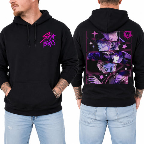 (ALDULT SIZE) V2 Saja Boy 2 Sided DTG Print Graphic Shirt Sweatshirt Hoodie Unisex Kpop Hunter Fan Art