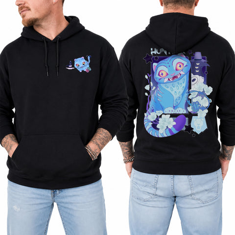 (ALDULT SIZE) V2 Cute Derpy Tiger And Bird 2 Sided DTG Print Graphic Shirt Sweatshirt Hoodie Unisex Kpop Hunter Fan Art
