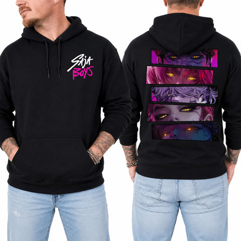 (ALDULT SIZE) Saja Boy 2 Sided DTG Print Graphic Shirt Sweatshirt Hoodie Unisex Kpop Hunter Fan Art
