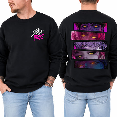 (ALDULT SIZE) Saja Boy 2 Sided DTG Print Graphic Shirt Sweatshirt Hoodie Unisex Kpop Hunter Fan Art