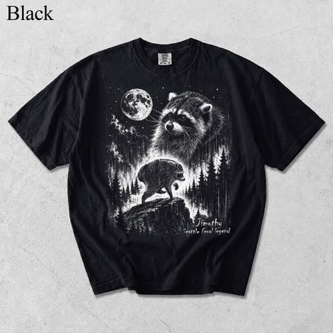 Jimothy Raccoon Vintage Shirt, Seattle Feral Legend Animal Lover Gift