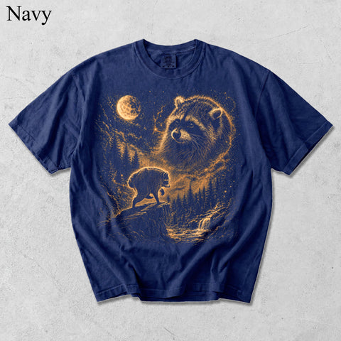 Jimothy Raccoon Moon Shirt, Vintage Seattle Feral Legend Animal Lover Gift