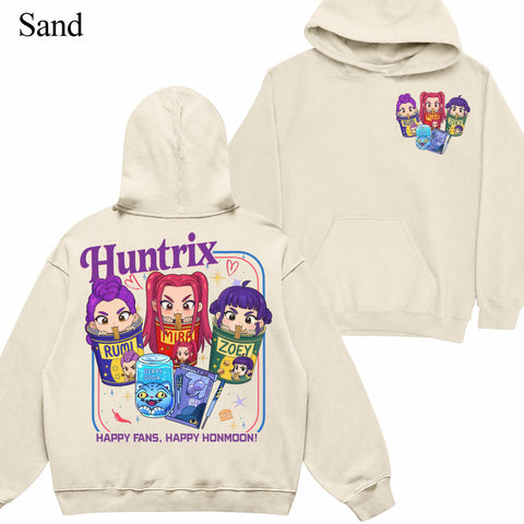 Ramen Huntrix 2 Sides Graphic DTG Print Graphic Youth Shirt Sweatshirt Hoodie Unisex Saja Boy Kpop Hunter Fan Art