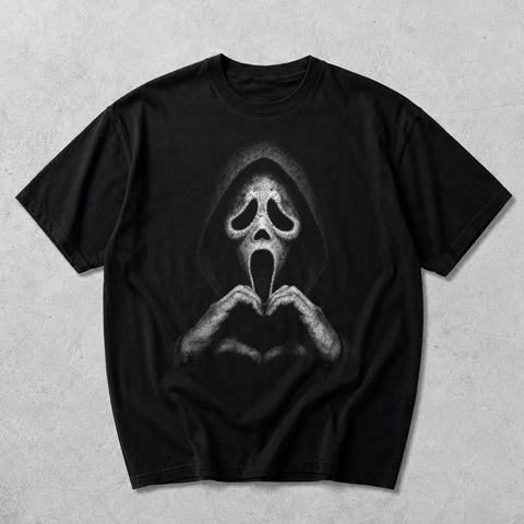 [COLLECTION SALE 40%] Retro Horror Movie Character Heart - Unisex Shirt & Sweatshirt