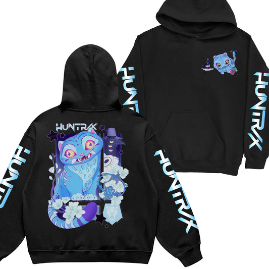 Limited V2 Cute Derpy Tiger And Bird Sleeves Youth Hoodie Sweatshirt Unisex Kpop Hunter Graphic Fan Art