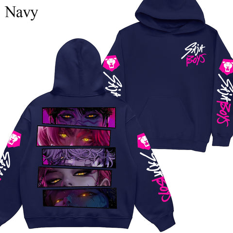 Limited Saja Boy Sleeves Youth Hoodie Sweatshirt Unisex Kpop Hunter Graphic Fan Art