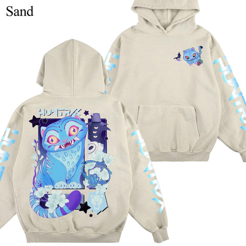 Limited V2 Cute Derpy Tiger And Bird Sleeves Youth Hoodie Sweatshirt Unisex Kpop Hunter Graphic Fan Art