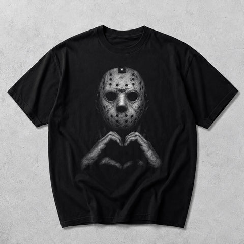 [COLLECTION SALE 40%] Retro Horror Movie Character Heart - Unisex Shirt & Sweatshirt