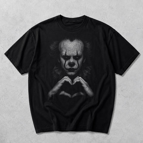 [COLLECTION SALE 40%] Retro Horror Movie Character Heart - Unisex Shirt & Sweatshirt