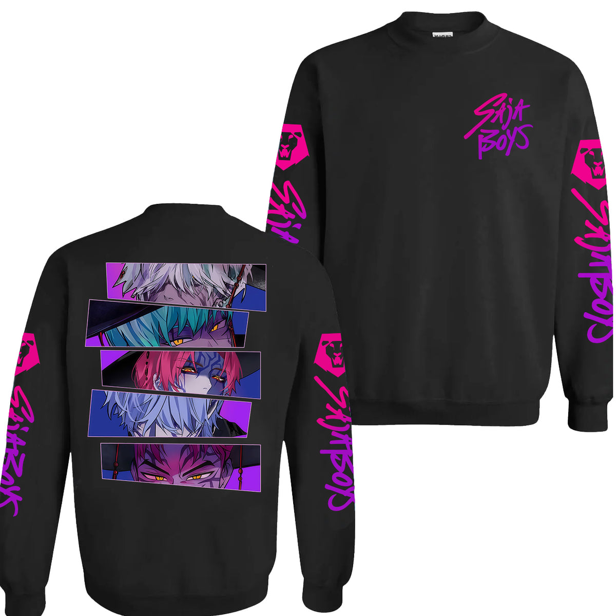 Limited V3 Saja Boy Sleeves Youth Hoodie Sweatshirt Unisex Kpop Hunter Graphic Fan Art