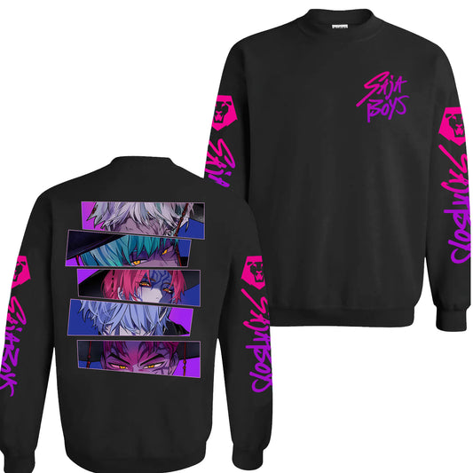 Limited V3 Saja Boy Sleeves Youth Hoodie Sweatshirt Unisex Kpop Hunter Graphic Fan Art
