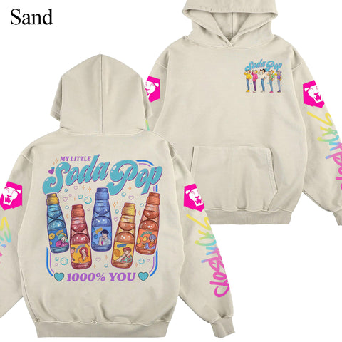 Limited Soda Pop Sleeves Youth Hoodie Sweatshirt Unisex Kpop Hunter Graphic Fan Art