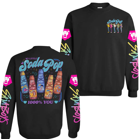 Limited Soda Pop Sleeves Youth Hoodie Sweatshirt Unisex Kpop Hunter Graphic Fan Art