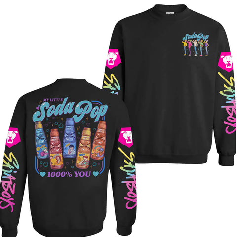 Limited Soda Pop Sleeves Youth Hoodie Sweatshirt Unisex Kpop Hunter Graphic Fan Art