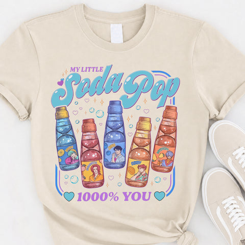 Soda Pop DTG Print Graphic Youth Shirt Sweatshirt Unisex Kpop Hunter Fan Art
