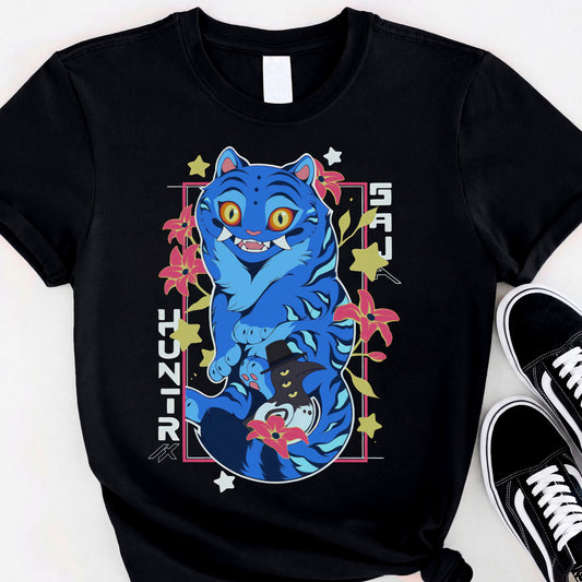 Cute Derpy Tiger And Bird DTG Print Graphic Youth Shirt Sweatshirt Unisex Kpop Hunter Fan Art
