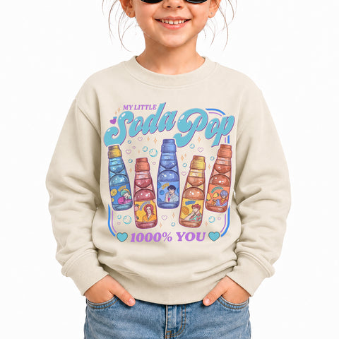 Soda Pop DTG Print Graphic Youth Shirt Sweatshirt Unisex Kpop Hunter Fan Art